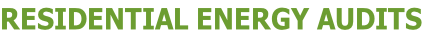 Residential Energy Audits