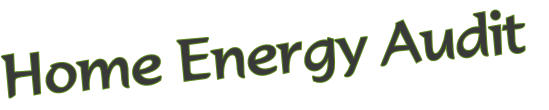 Home Energy Audit
